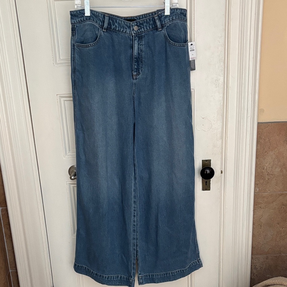Talbots Denim Wide-Leg Jeans